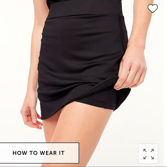 J. Crew Dresses & Skirts - J. Crew Active Skort Black size Large